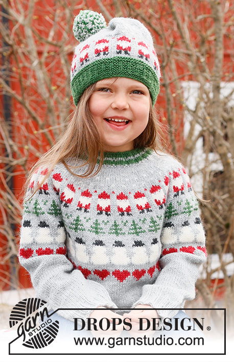 44 14 Christmas Time Sweater by DROPS Design